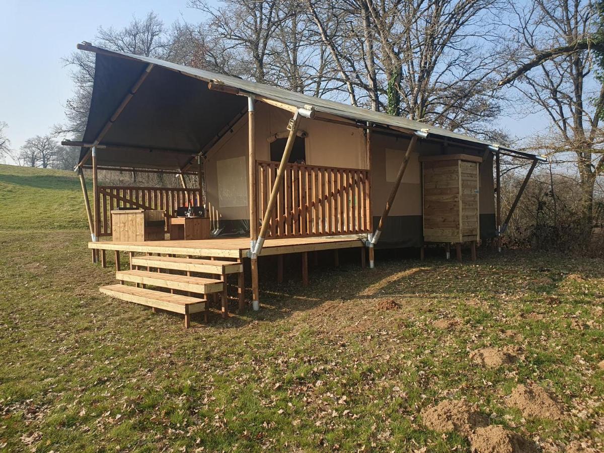 Luxury Safari Tents At Moulin Du Pommier Glamping & Camping Saulgond Kültér fotó